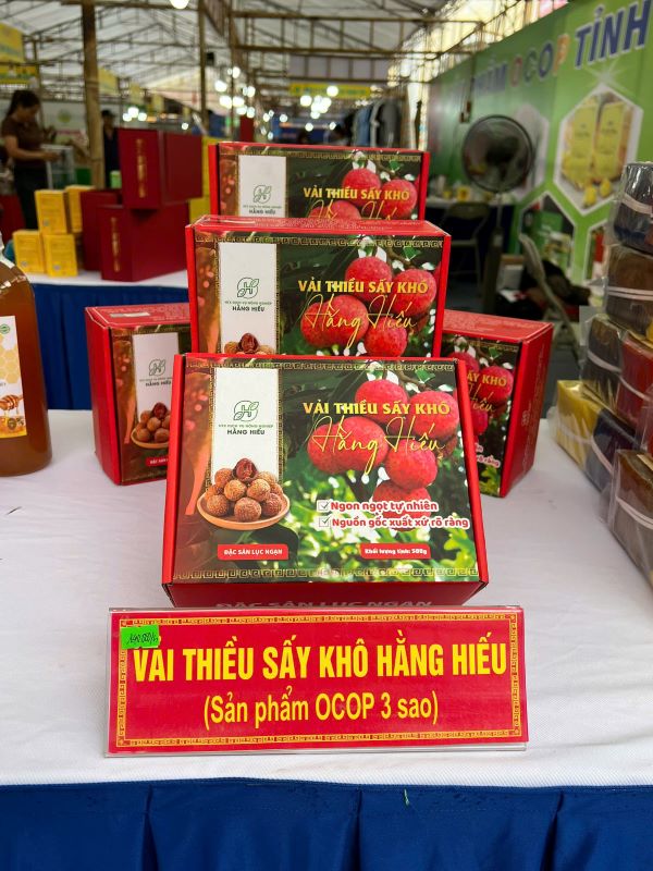 Vải thiều sấy khô - Hợp Tác Xã Dịch Vụ Nông Nghiệp Hằng Hiếu